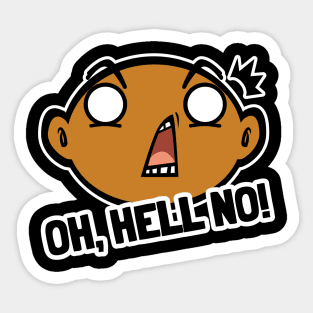 Oh, hell no! Sticker